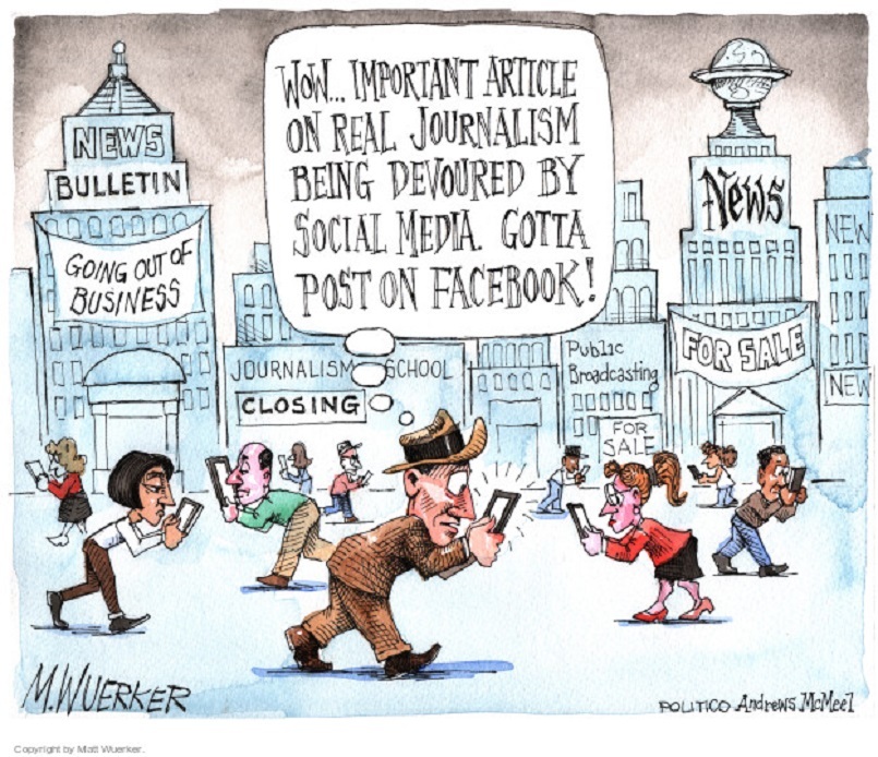 social media as a source of information for journalism