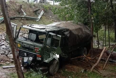 Soldier Killed, 4 Injured As Army Vehicle Falls Into Gorge In J&K’s Rajouri