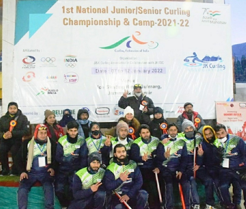 J&K Wins Gold, As National Curling Championship Concludes Kashmir