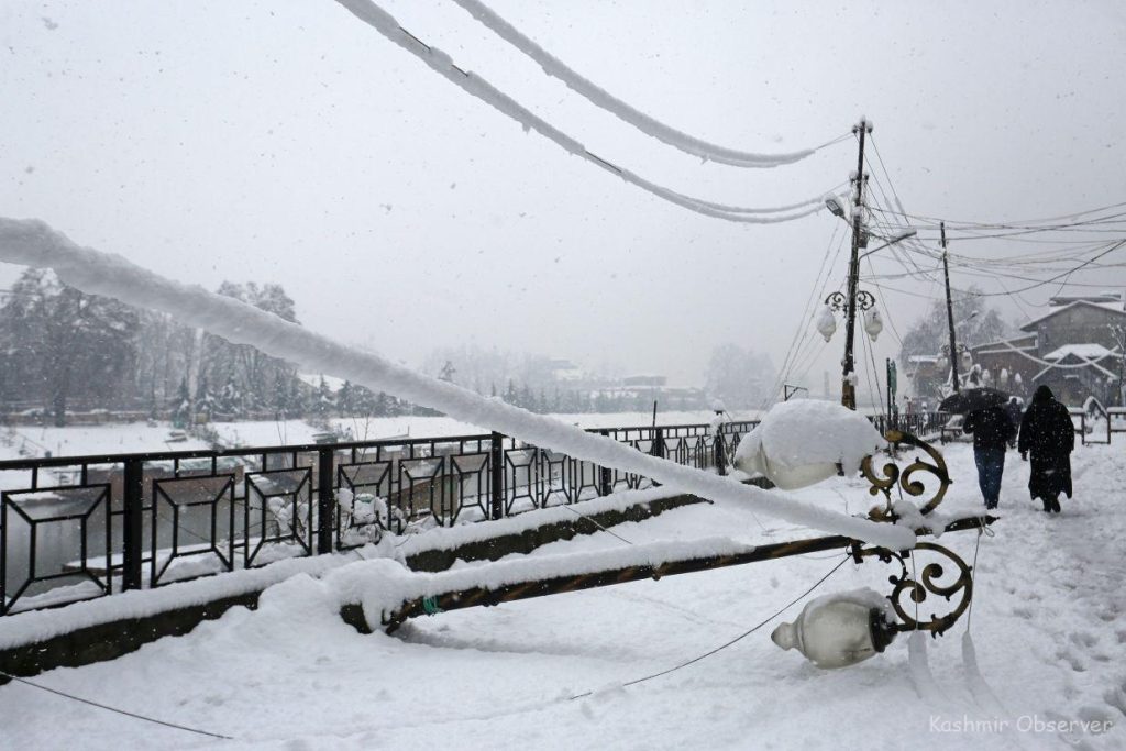 Major Power Outage In Kashmir After Snowfall, Restoration Work Underway: CM Omar