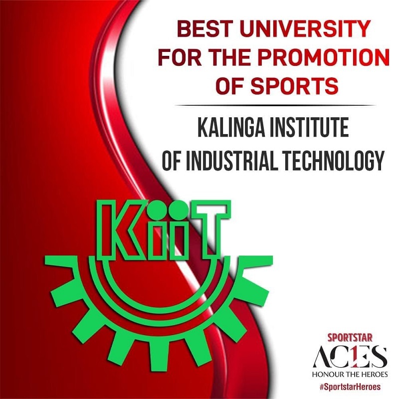 Sportstar Aces Award 2022' to KIIT University – India Education | Latest  Education News | Global Educational News | Recent Educational News