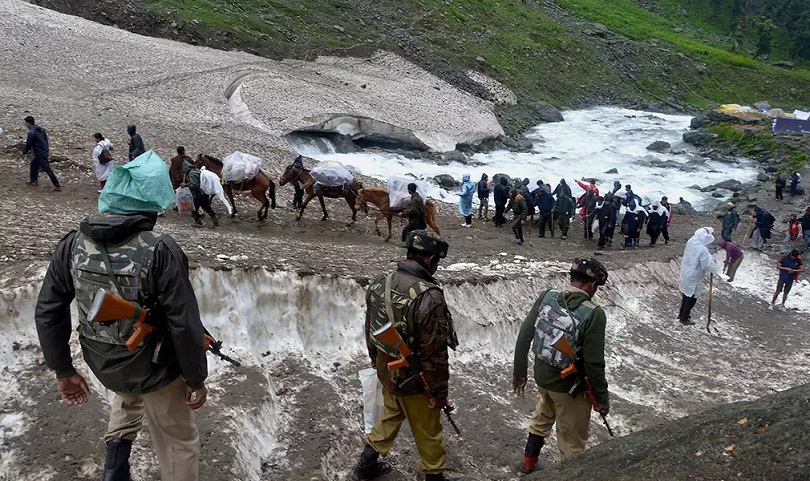 Unprecedented Security Put In Place For Amarnath Yatra