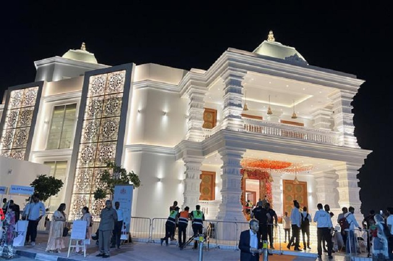 Dubai’s Majestic Hindu Temple With 16 Deities Opens For Public ...