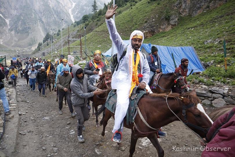 In 4 Days 50k Pilgrims Visit Cave Shrine Of Amarnath Kashmir Observer