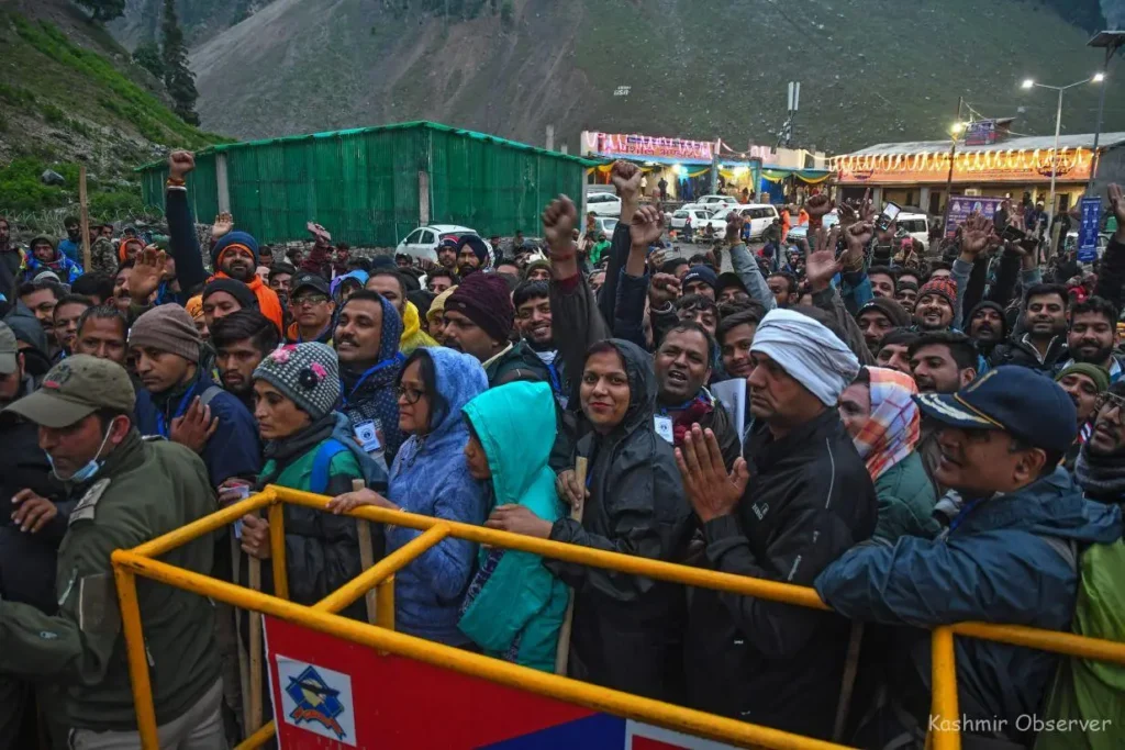 Landslides: Amarnath Pilgrims Convoy Enroute To Kashmir Briefly Stopped
