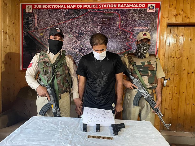 Hybrid Militant Arrested In Srinagar