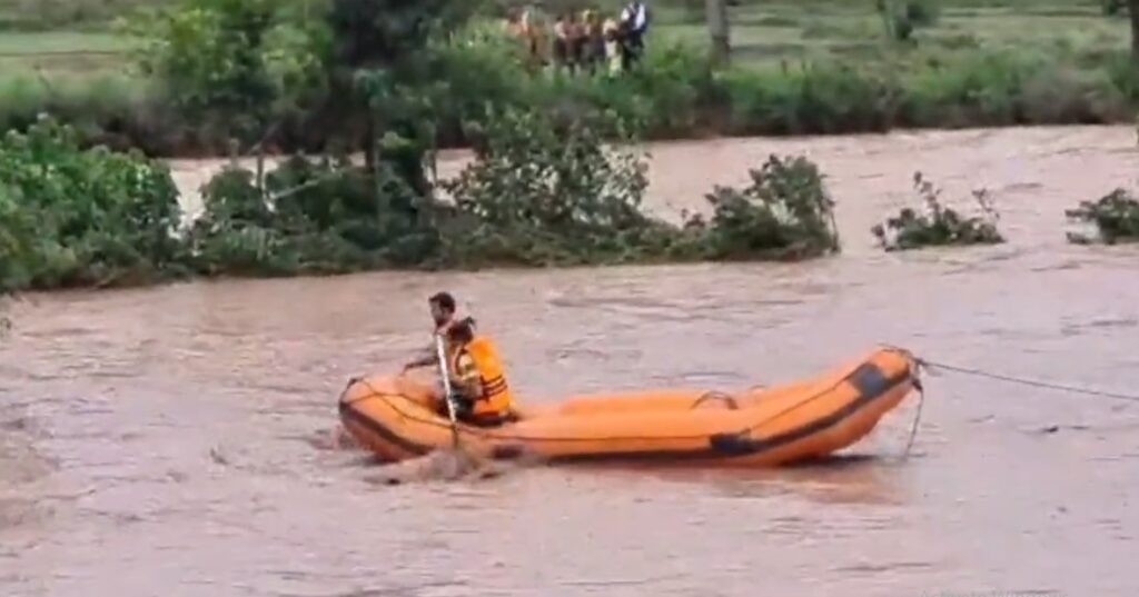 Four People Rescued From Flash Flood In J&K's Kathua