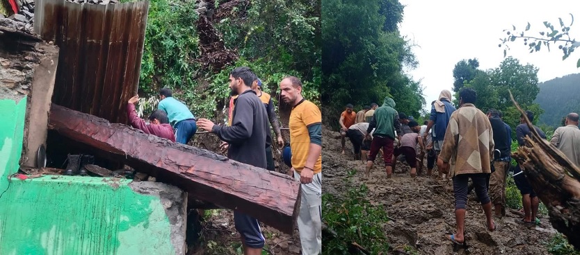 Heavy Rains Damage Several Houses In J&K's Kathua, 5 Killed