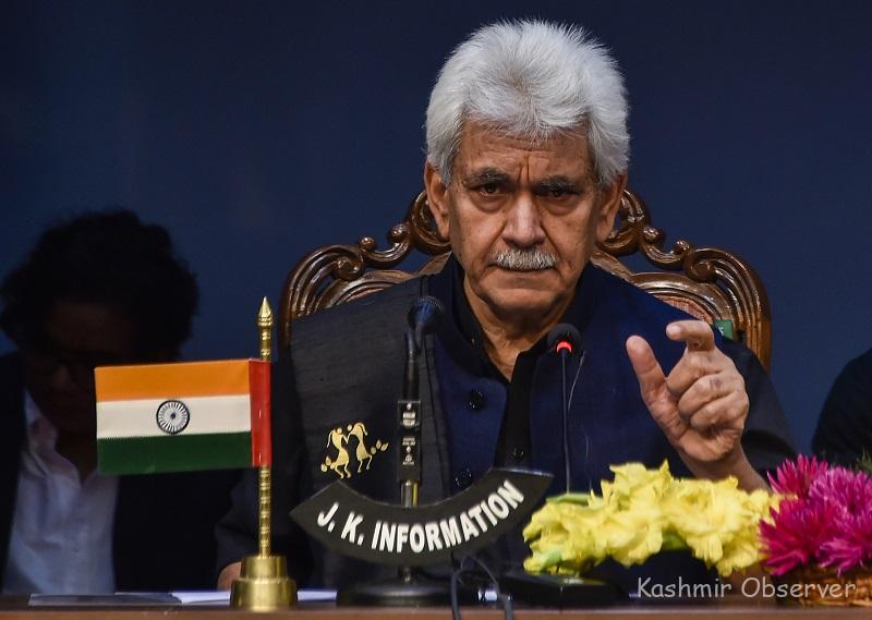 Jammu and Kashmir Lieutenant Governor Manoj Sinha on Sunday the administration has zero tolerance for corruption and thanked the citizens and civil society members for their participation in a campaign to make the Union territory free of corruption.