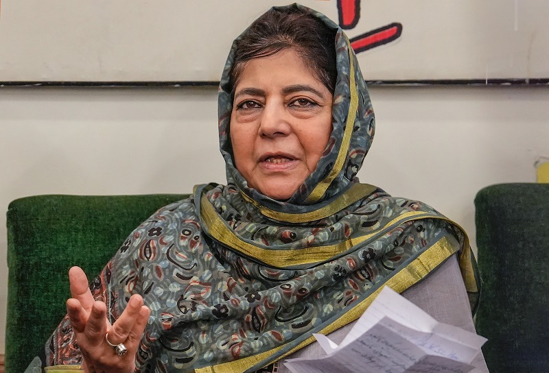 Mehbooba Mufti Re-elected PDP Chief
