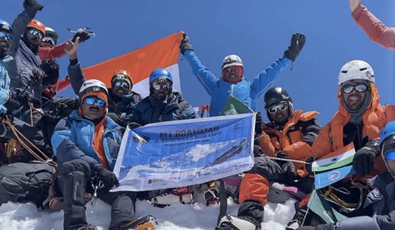 Indian Mountaineers Create History, Scale Mt Brammah-I In Kishtwar