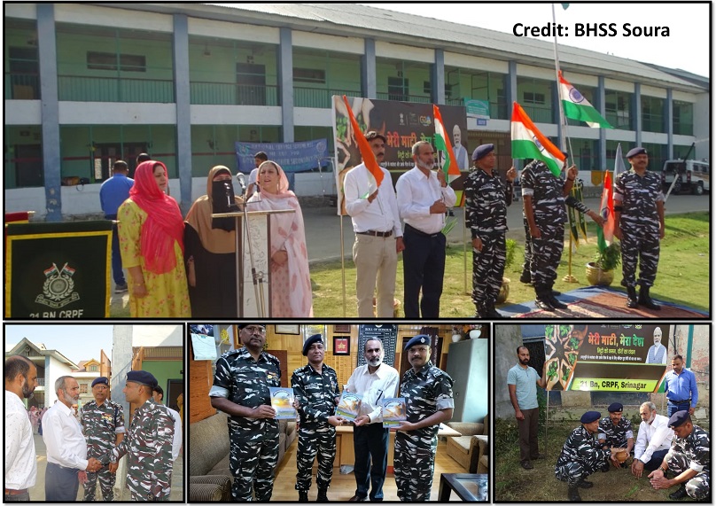 Meri Mitti Mera Desh: CRPF, BHSS Soura Jointly Organize Colourful Events