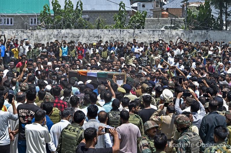 Slain Soldier Laid To Rest In Bandipora