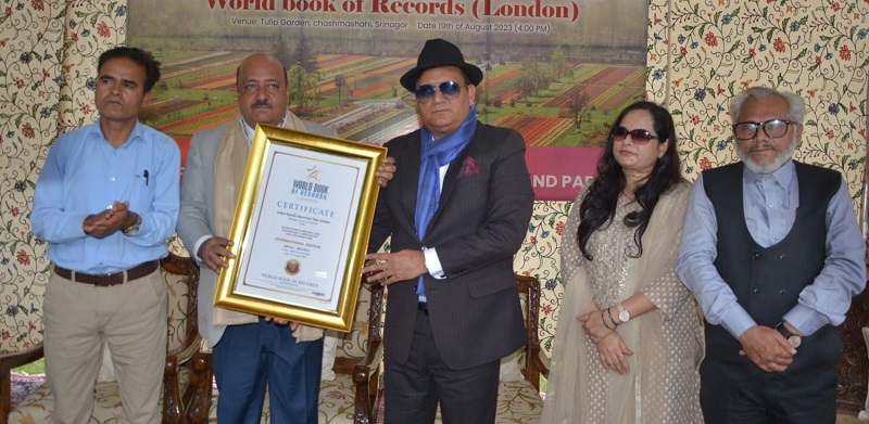 Srinagar’s Tulip Garden Makes It To World Book Of Records