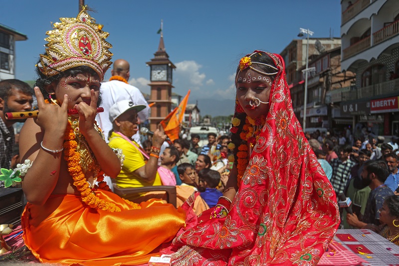 Janmashtami Celebrated with Religious Fervor in Kashmir