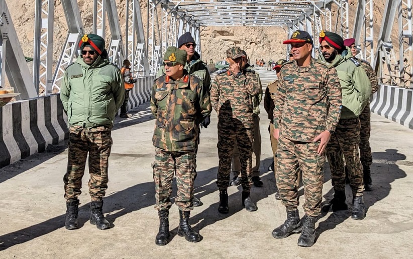 Northern Army Commander Reviews Infra-Development Projects In Ladakh