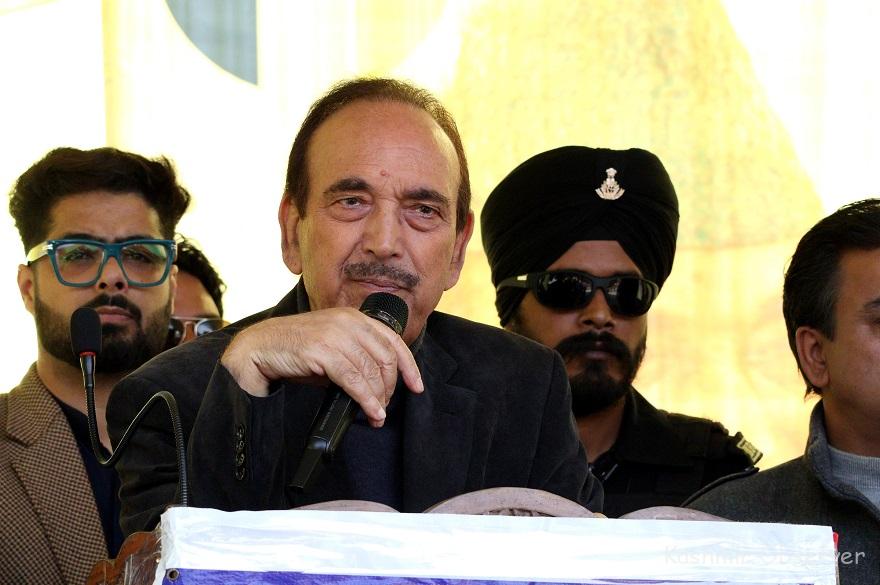 J&K Polls Should Be Held Without Any Delay: Azad