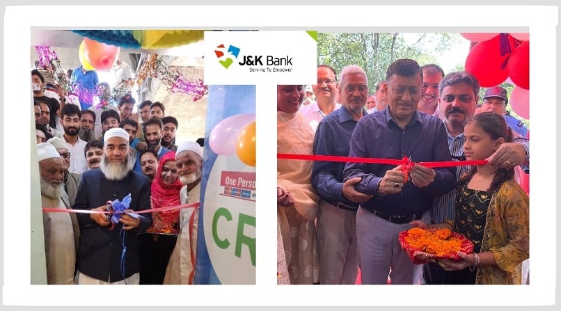 J&K Bank Commissions ATM In Rajouri, CRM In Pulwama