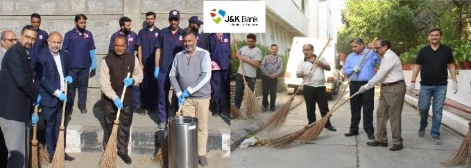 J&K Bank Participates In Nation-Wide ‘Swachhata Hi Seva’ Campaign