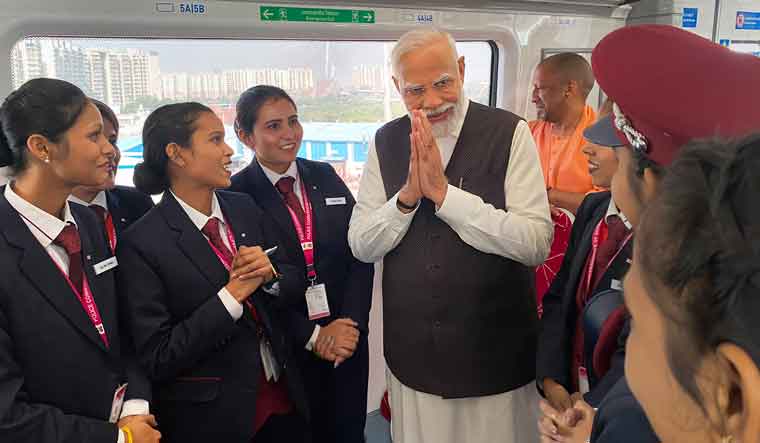 PM Flags Off India's First RRTS Train, Says 'Historic Moment For Country'