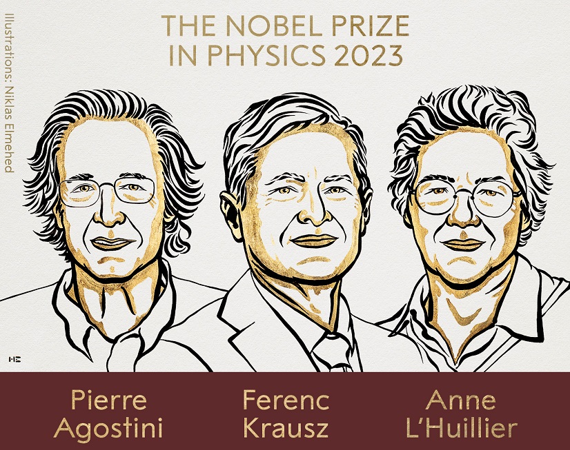 3 Scientists Win Nobel Prize In Physics For Work On Electrons In Atoms During Split Seconds