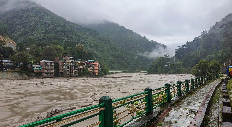 Flash Flood In Sikkim; 23 Army Personnel Missing