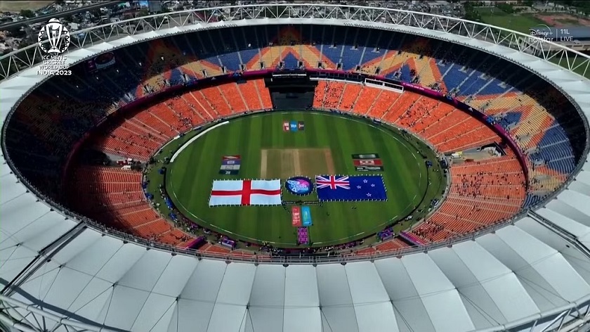 Lukewarm Response To World Cup Opener, Stadium Half Empty