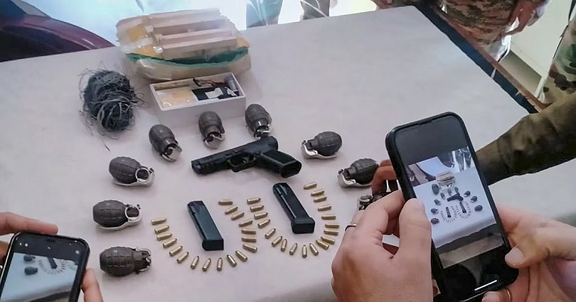 Pistols, Grenades Seized In Poonch