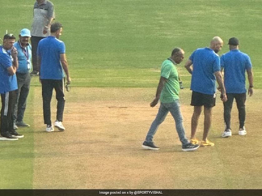 2023 ODI World Cup Semifinal: Team India Inspects Wankhede, NZ Train Hard