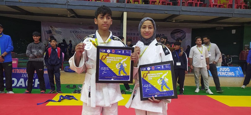 J&K Judokas Win 2 Silver At National School Games