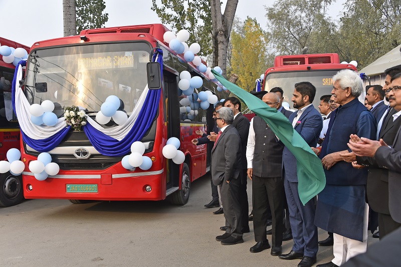 LG Thanks PM For Introducing Smart City Electric Buses In Srinagar  