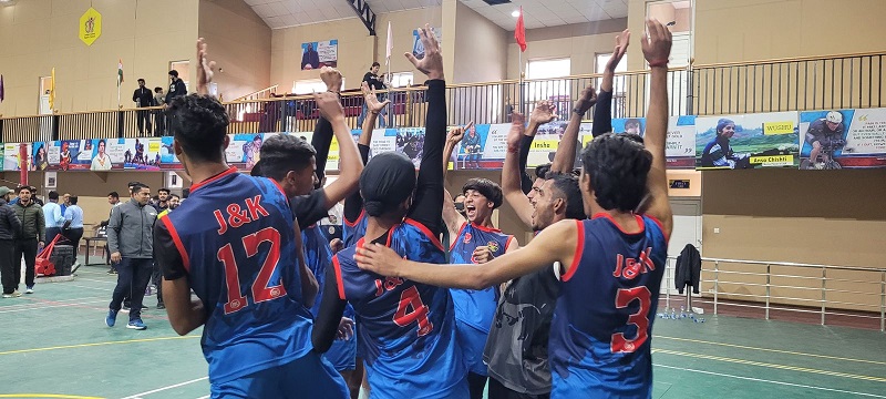J&K Football, Volleyball Teams Dominate National School Games