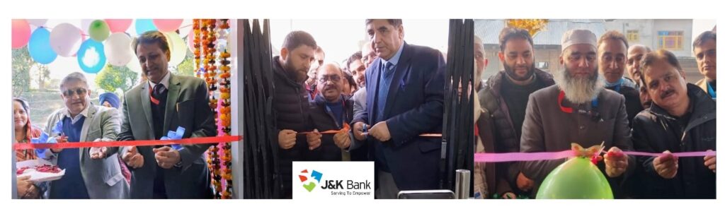 J&K Bank Commissions ATM In Reasi, CRM In Pulwama
