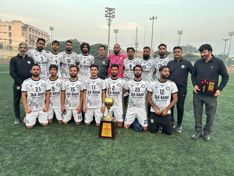 J&K Bank Beats Downtown Heroes To Lift Gold Cup Title