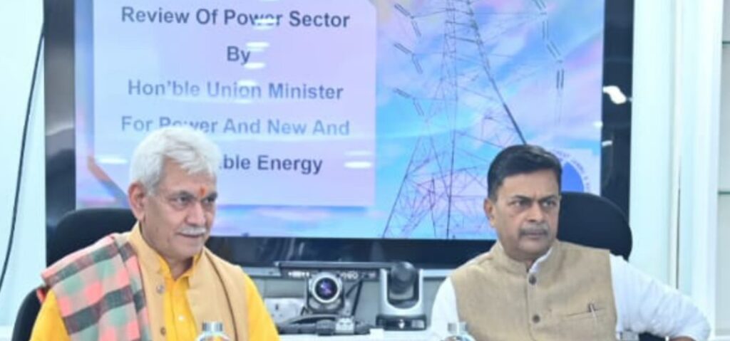 LG Meets Power Minister, Urges More Electricity For J&K