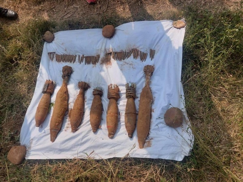 8 Old Mortar Shells Detected In Jammu Border Belt