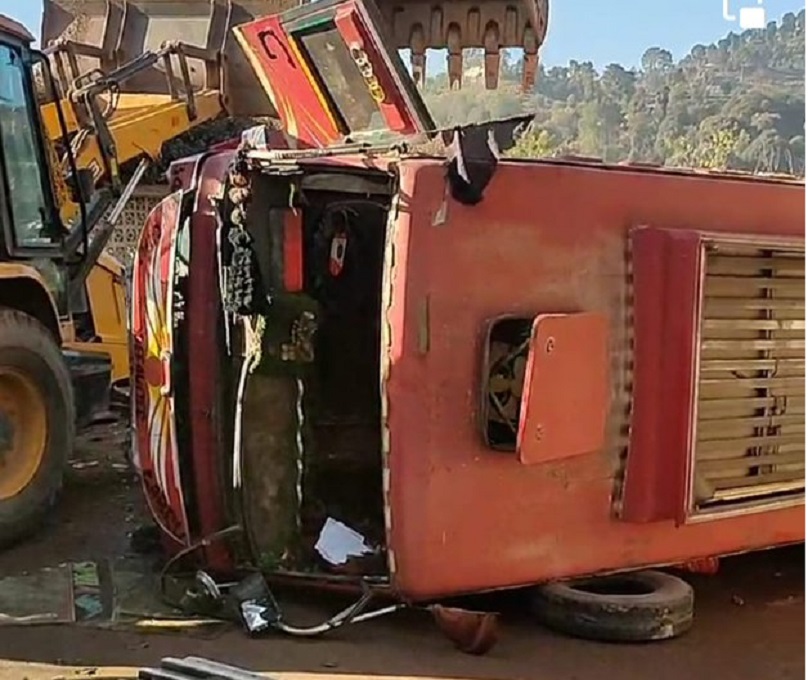 Bus Overturns In J&K's Rajouri; One Dead, 22 Injured