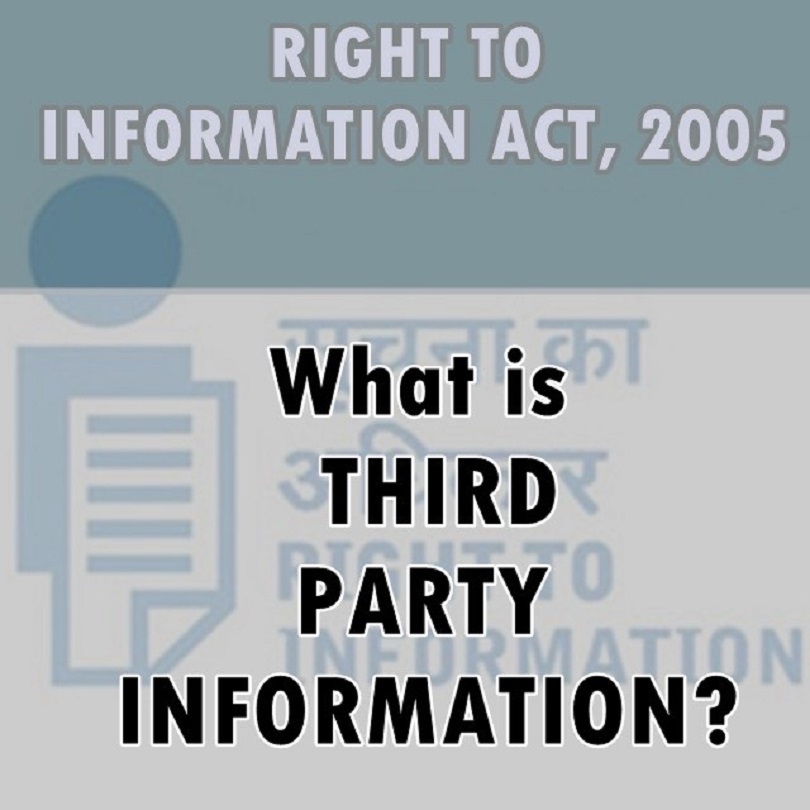 Misinterpreting 3rd Party Info under RTI Law