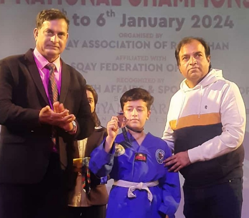 Huzaif Wins Gold In Under-14 Sqay Nationals