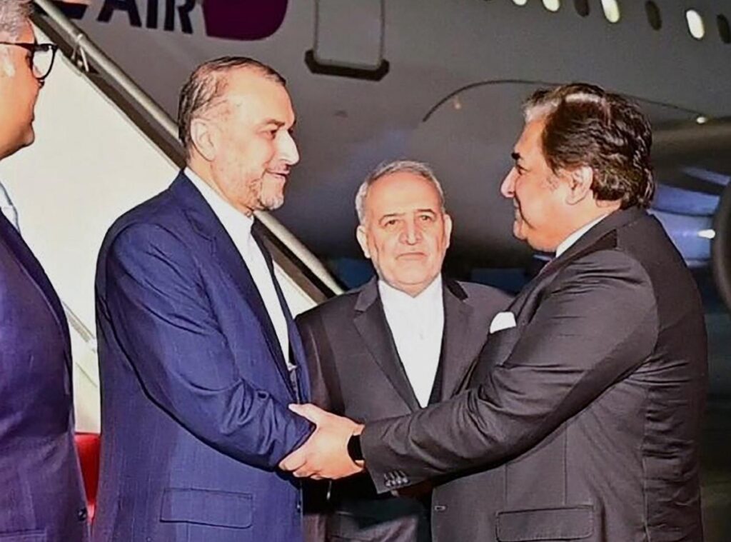 Iranian Foreign Minister In Pakistan For 'In-Depth' Talks To Mend Frayed Ties