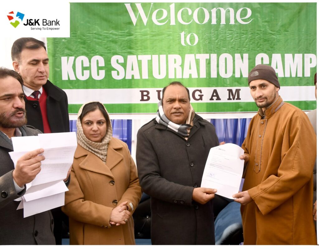 J&K Bank Conducts Camps Under ‘Ghar Ghar KCC Abhiyaan’