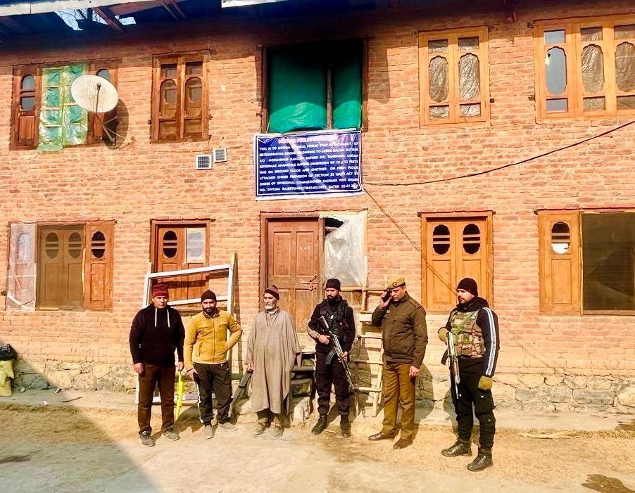 Police Attaches Property Of Terror Case Accused In Anantnag