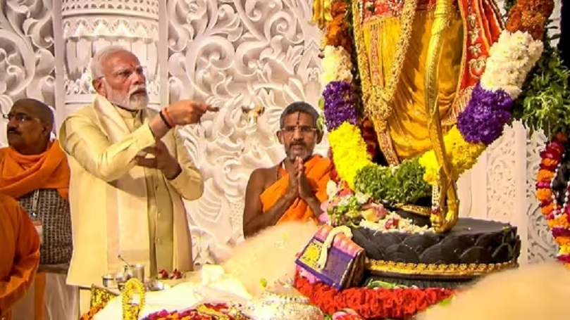 Ram Lalla Consecrated At Ayodhya Temple