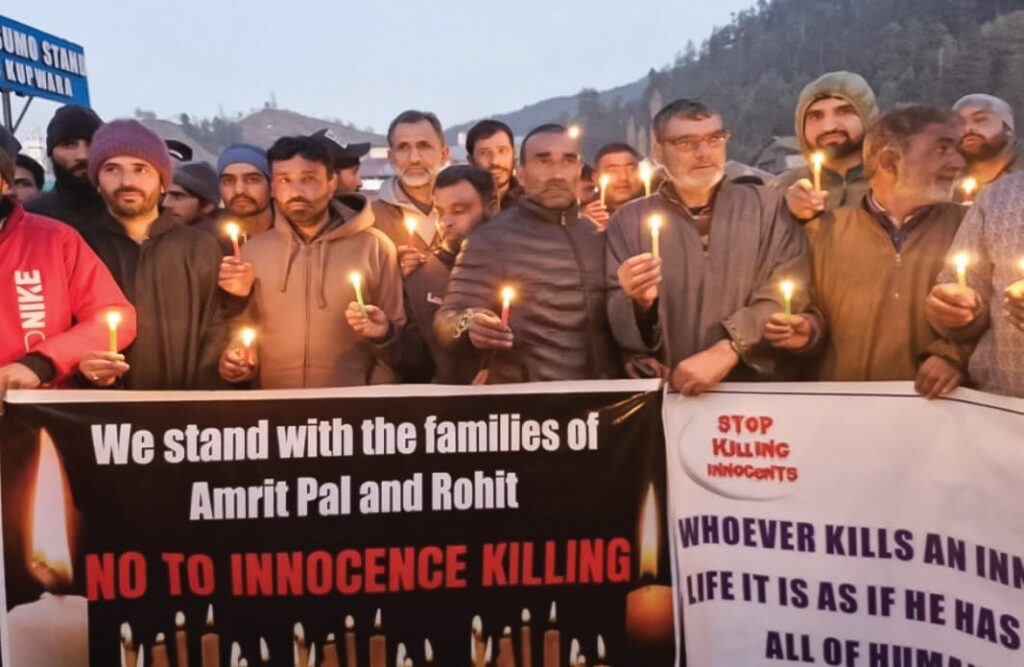 Candle Marches Held Across Kashmir Against Civilian Killings