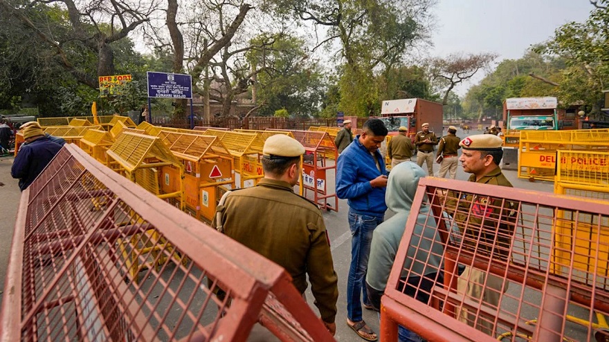 Delhi Remains Under Tight Security As Farmer Determined To March