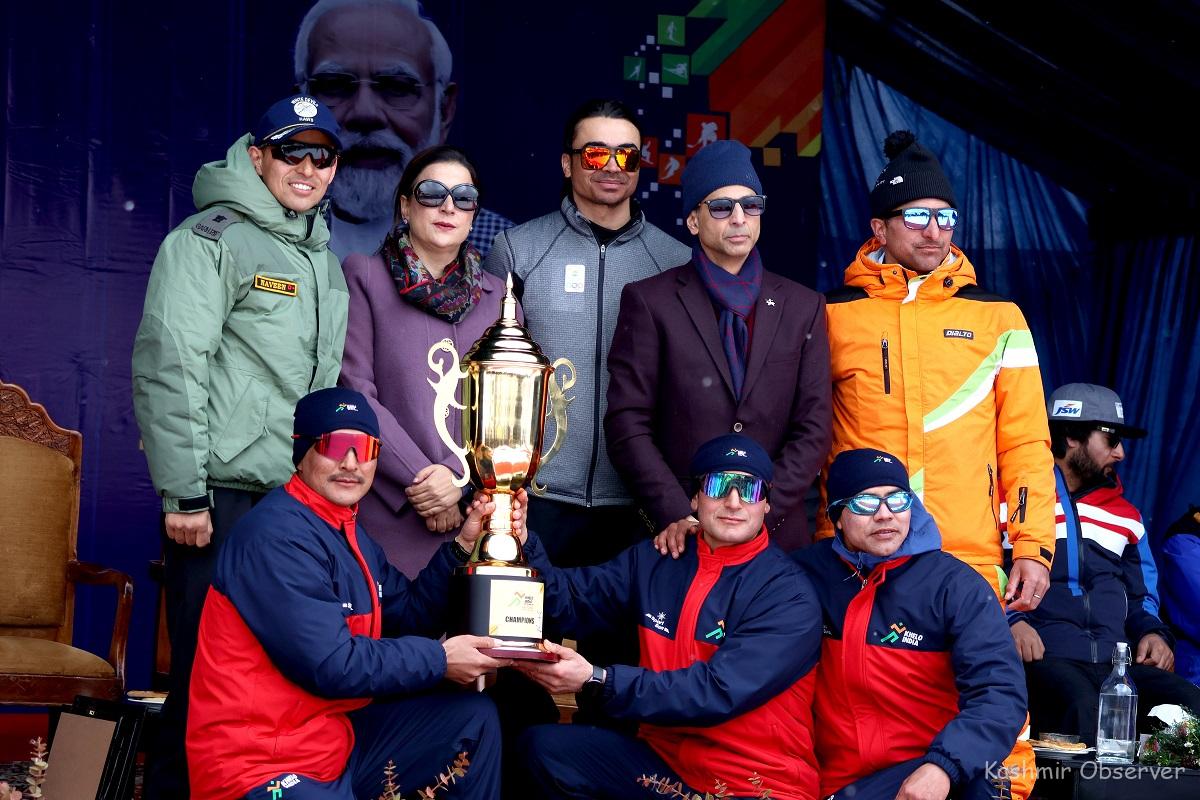 Khelo India Winter Games 2024 Conclude Army No. 1, J&K 9th Kashmir