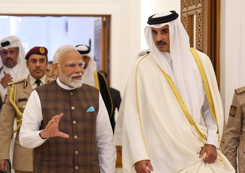 PM Modi Holds Talks With Qatari Emir; Conveys Thanks For Release Of 8 Jailed Indians