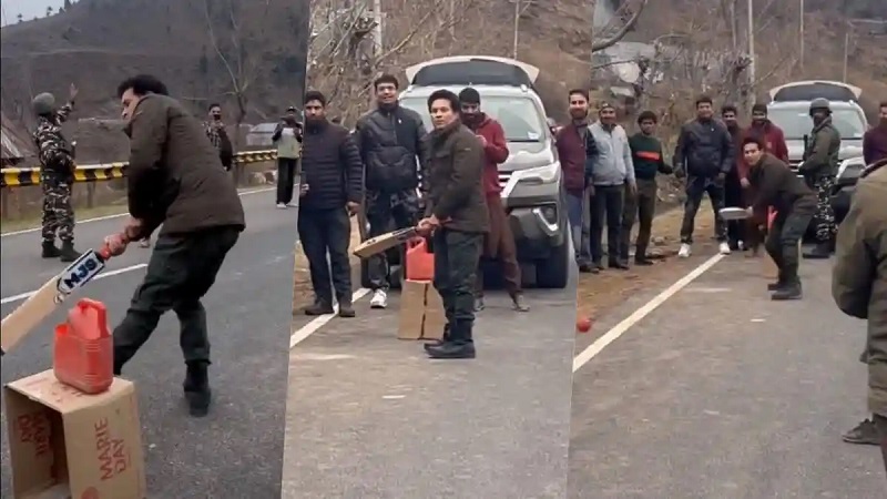 Watch: Kaun Hai Tumhara Bowler? Tendulkar Plays Gully Cricket In Kashmir