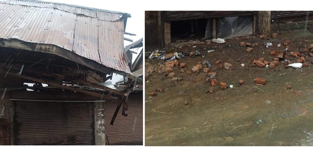 Gusty Winds Damage Several Structures In South Kashmir's Anantnag