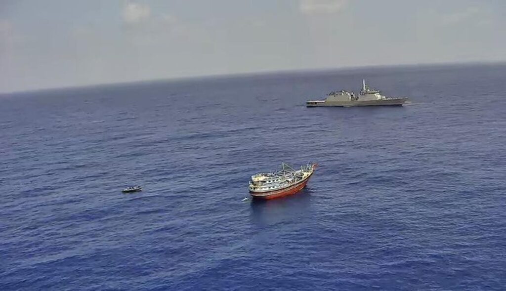 Indian Navy Rescues Hijacked Iranian Fishing Vessel, 23 Pakistani Crew Members